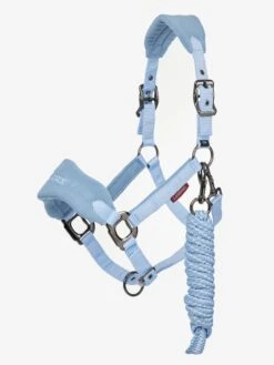 LeMieux Vogue Fleece Headcollar & Leadrope β Mist