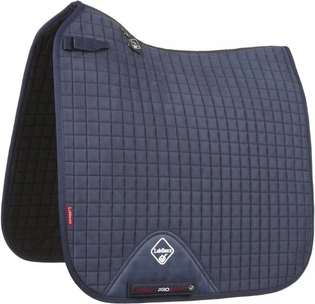 LeMieux Dressage Suede Square – Navy 1 LeMieux Dressage Suede Square – Navy