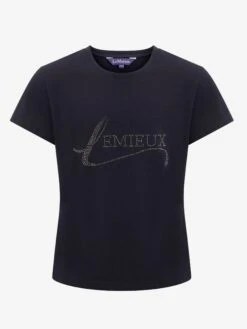 LeMieux Young Rider Diamante T-Shirt – Navy