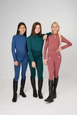 Childrens LeMieux Young Rider Pull On Breeches – Spruce 7 Childrens LeMieux Young Rider Pull On Breeches – Spruce -Le Mieux 3 coloursd scaled 2