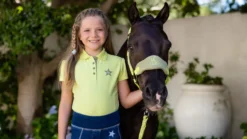 LeMieux Mini Polo Shirt – Kiwi 7 LeMieux Mini Polo Shirt – Kiwi -Le Mieux 4d9a6925 copy