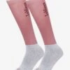 Le Mieux Adult Competition Sock Twin Pack – Orchid