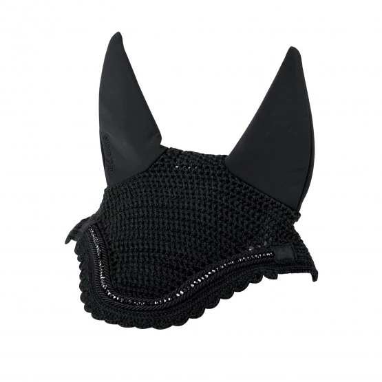 LeMieux Acoustic Diamante Fly Hood – Black 1 LeMieux Acoustic Diamante Fly Hood – Black