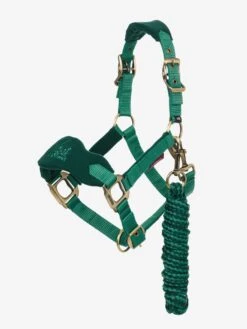 Le Mieux Mini Vogue Headcollar And Leadrope – Evergreen