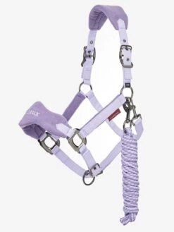 LeMieux Vogue Fleece Headcollar & Leadrope β Wisteria