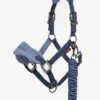 LeMieux Vogue Fleece Headcollar & Leadrope – Indigo
