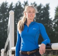 LeMieux Base Layer – Benetton Blue -Le Mieux benetton blue 6