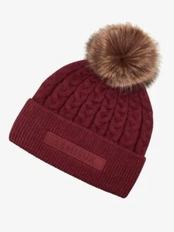LeMieux Clara Cable Beanie – Merlot