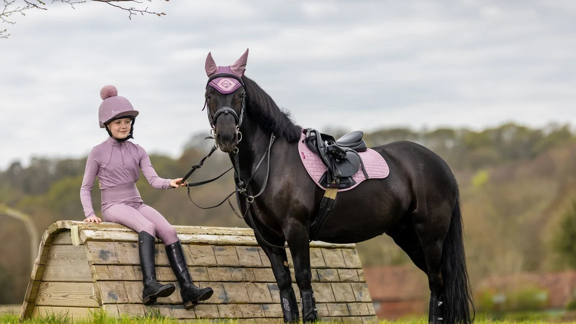 LeMieux GP Suede Square – Musk 2 LeMieux GP Suede Square – Musk - Image 2