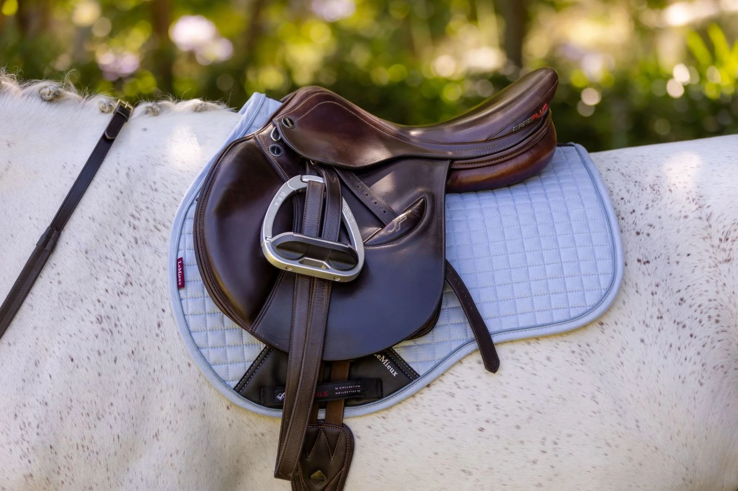 LeMieux GP Suede Square – Mist 2 LeMieux GP Suede Square – Mist - Image 2