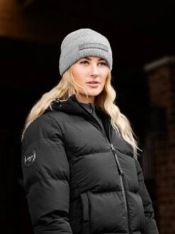 LeMieux Lumen Beanie – Grey -Le Mieux it03623 lifestyle lumenbeanie grey 3 copy