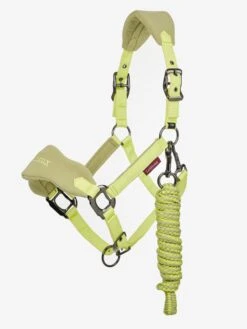 LeMieux Vogue Fleece Headcollar & Leadrope β Kiwi