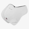 LeMieux Carbon Mesh Close Contact Half Square – White