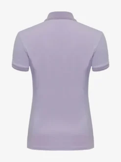 LeMieux Ladies Polo Shirt – Wisteria -Le Mieux lm poloshirt wisteria4 hr