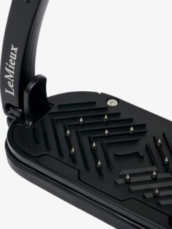 Stirrup Iron – Le Mieux Vector Control Stirrup – Black/Aluminium -Le Mieux lm stirrup vector control blackblack hr 5 2