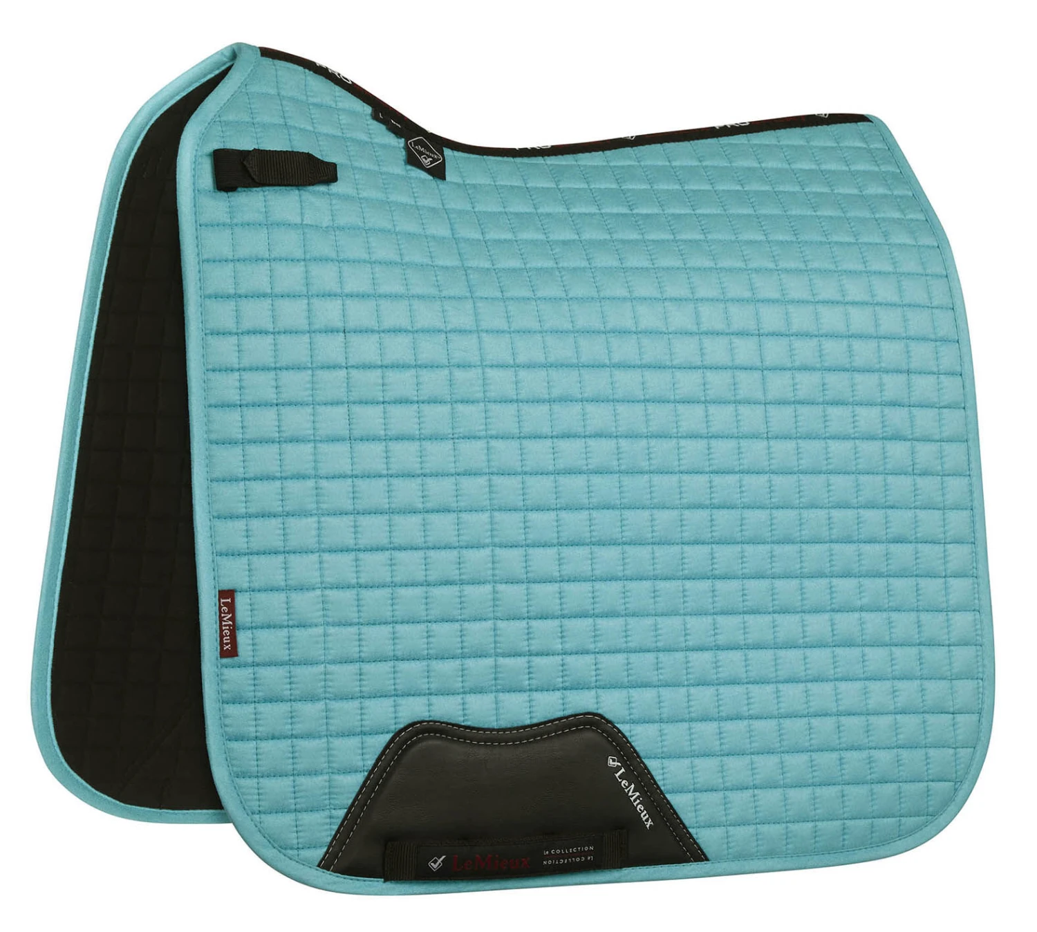 LeMieux Dressage Suede Square – Azure 1 LeMieux Dressage Suede Square – Azure