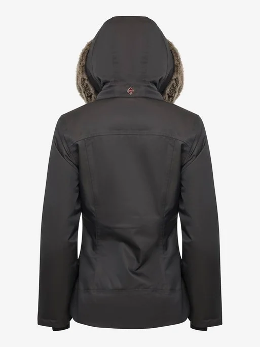 LeMieux Ladies Waterproof Short Coat – Grey 2 LeMieux Ladies Waterproof Short Coat – Grey - Image 2