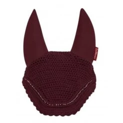 LeMieux Acoustic Diamante Fly Hood – Burgundy